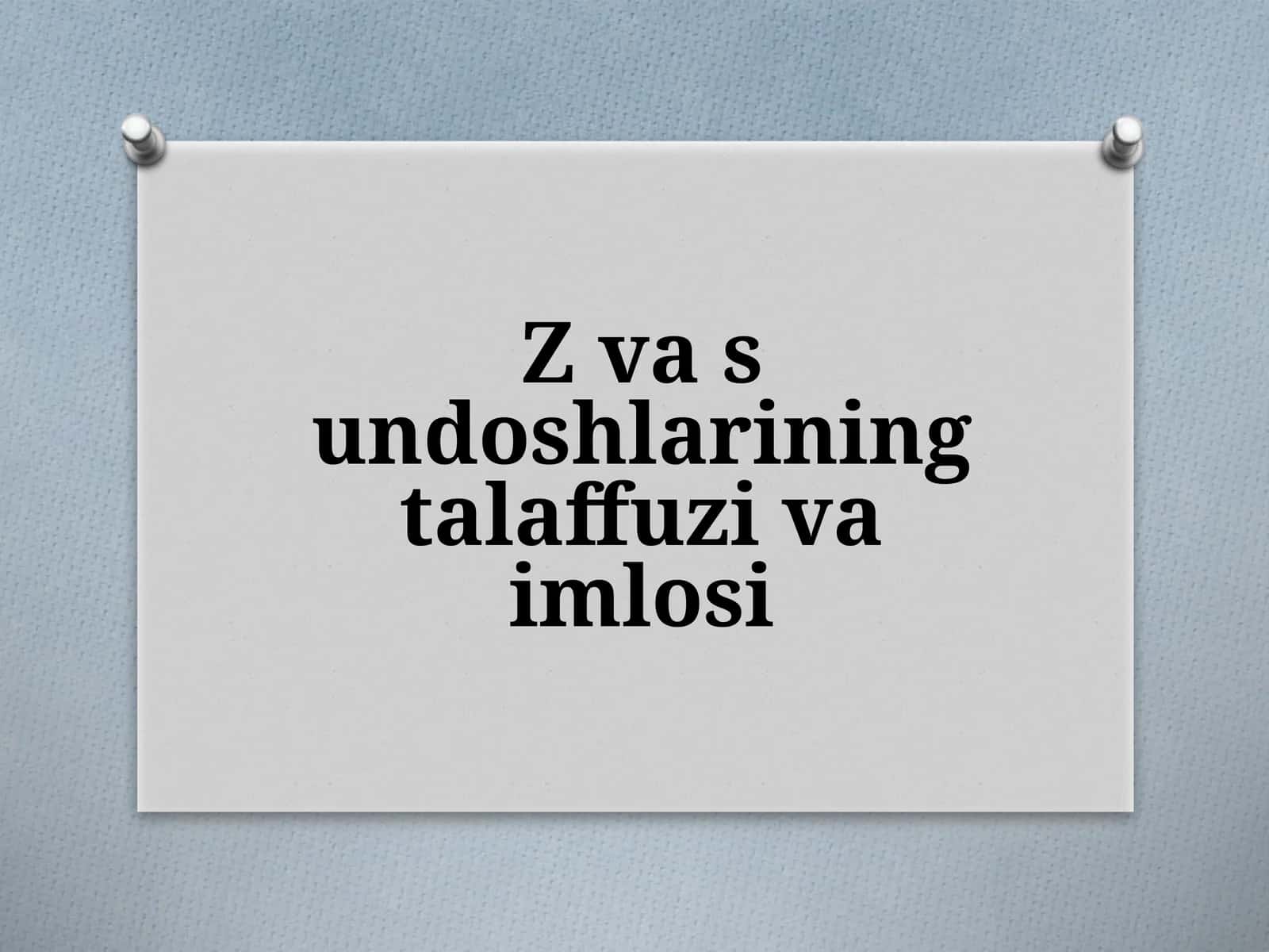 Ayrim undoshlar imlosi
