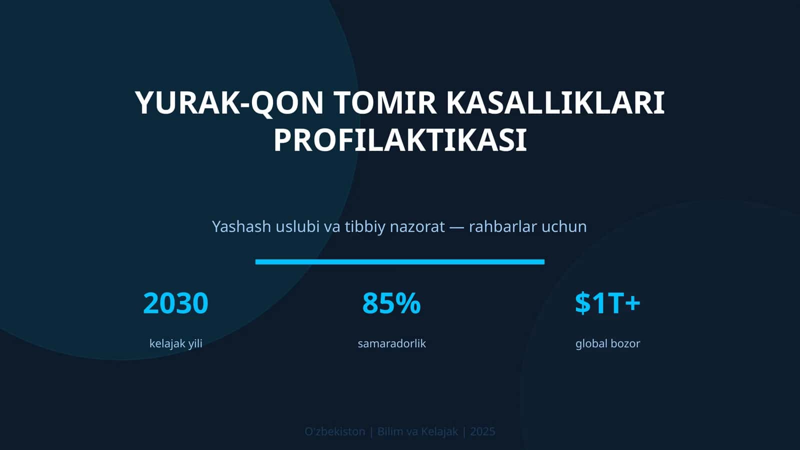 Yurak-qon tomir kasalliklari profilaktikasi