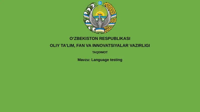 Languagetesting