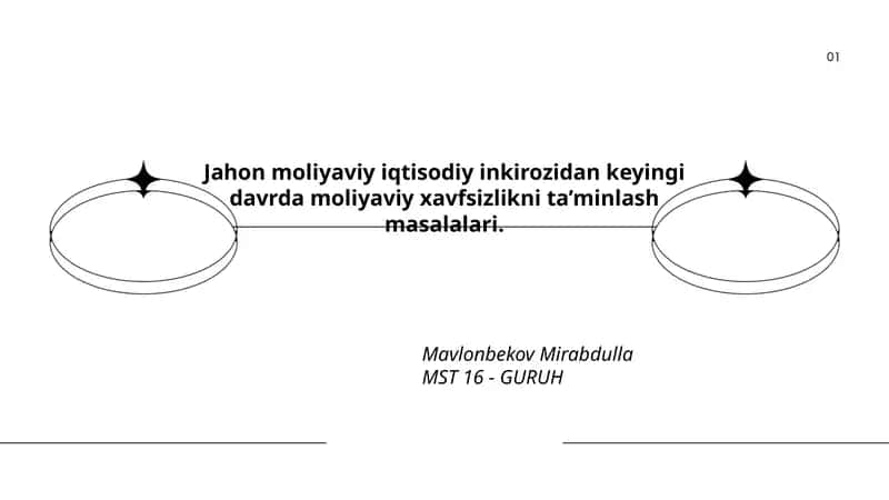 Makroprudensial siyosat va inqirozdan keyingi davrida moliyaviy barqarorlik