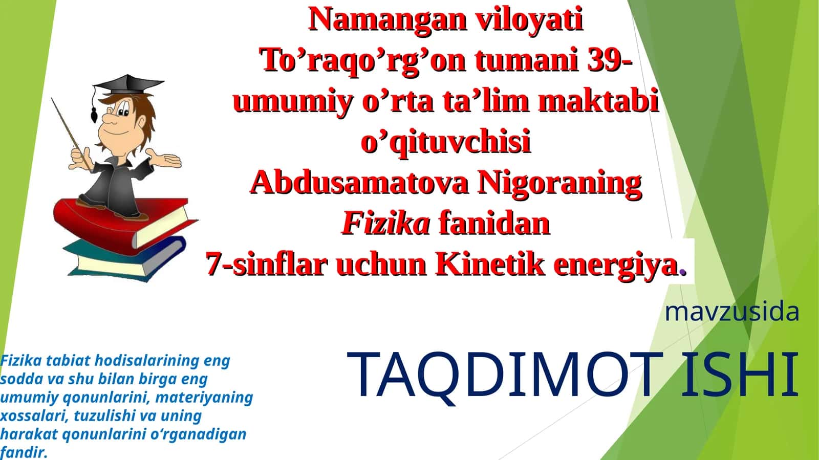 Kinetik energiya