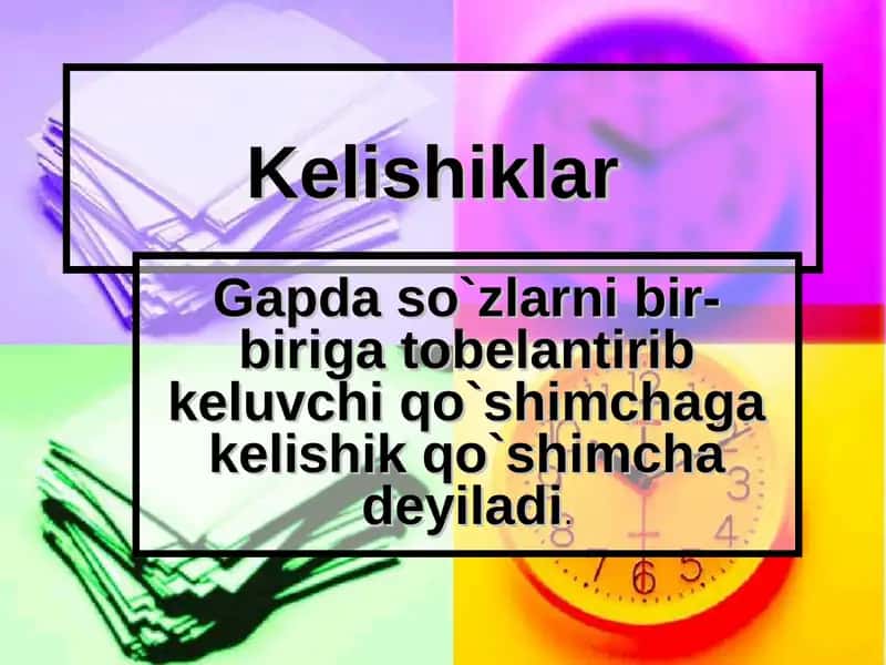 Kelishiklar