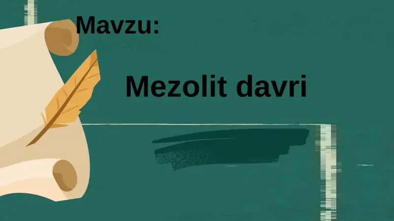 Mezolit davri