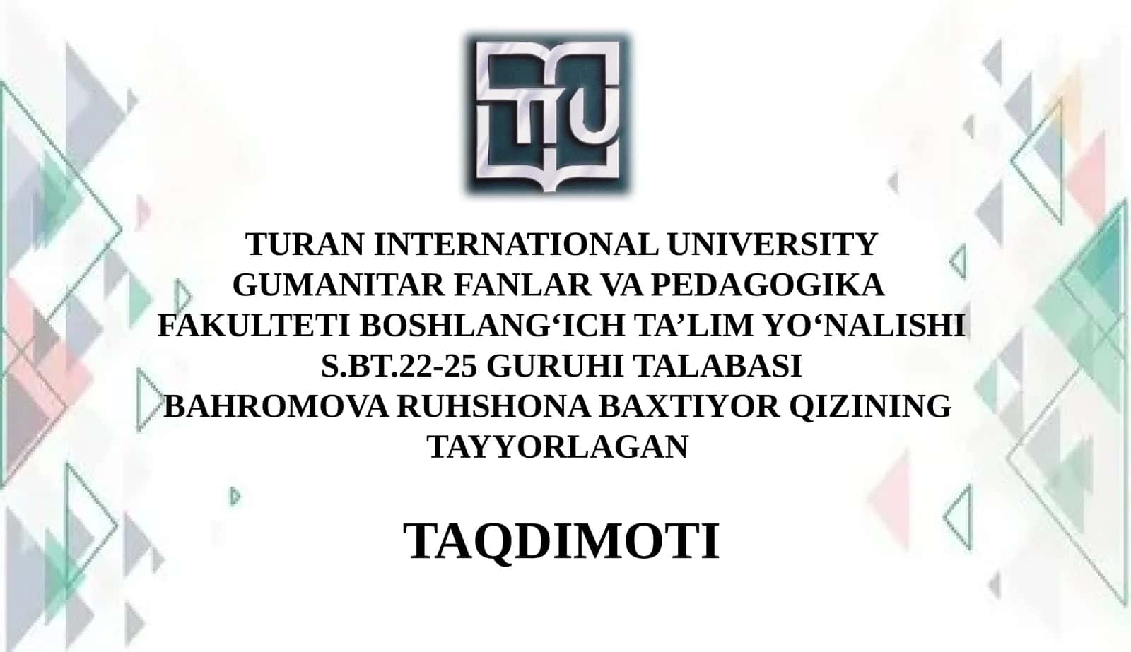 Badiiy asar tahlilida pedagogik texnologiyalardan foydalanish
