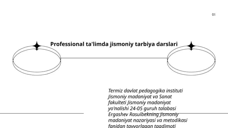 Jismoniy madaniyat nazariyasi va metodikasi taqdimoti