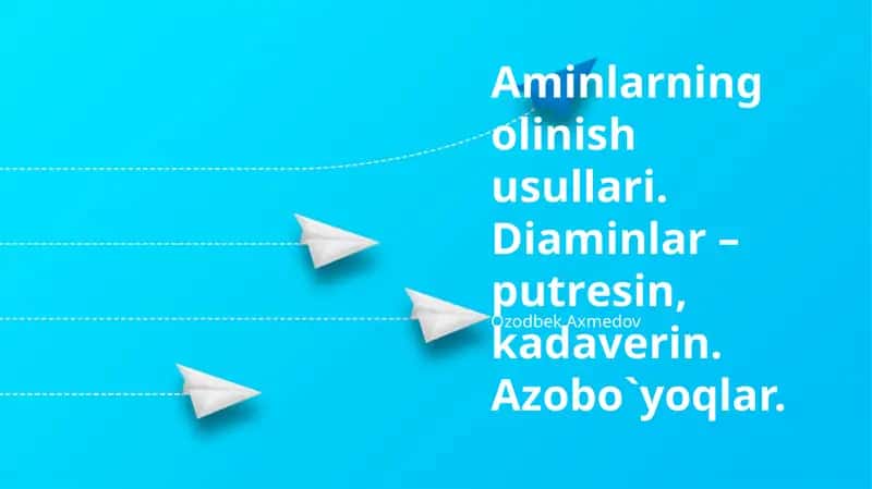 Amin Sintez Usullari