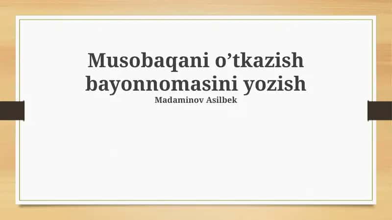 Tanlov Protokoli Yozishning Asosiy Bosqichlari