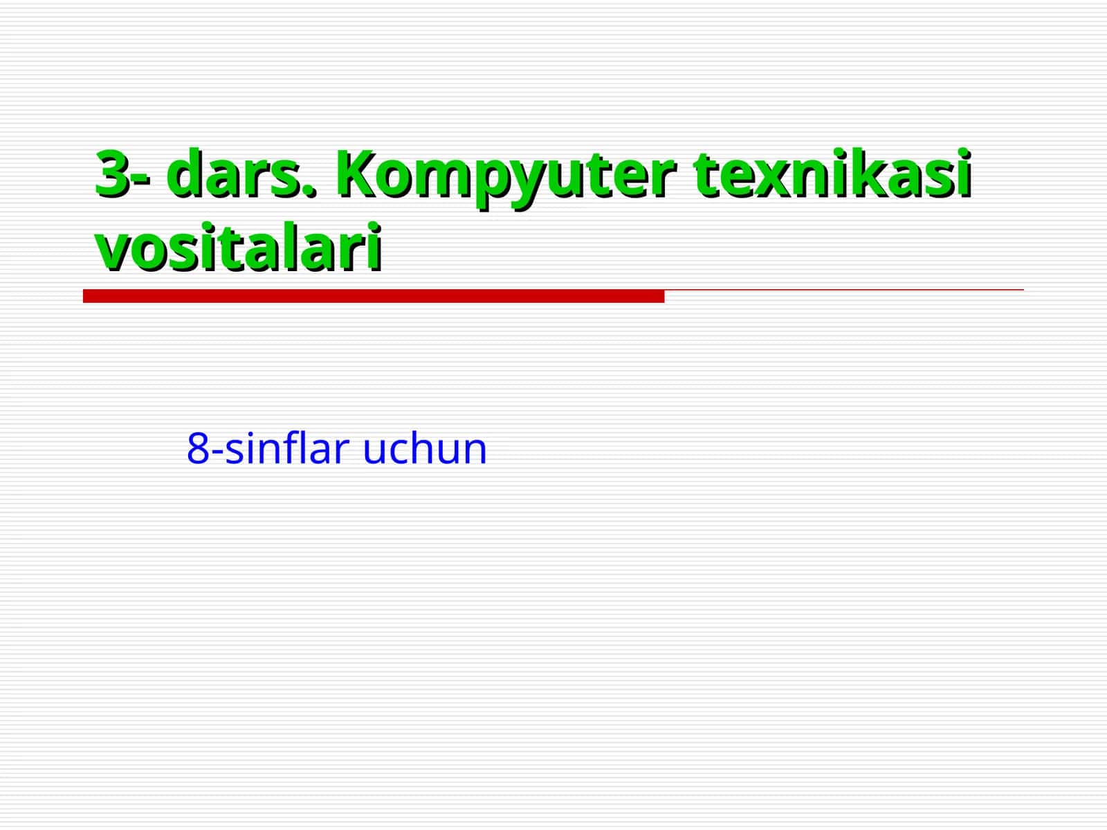 Kompyuter texnikasi vositalari