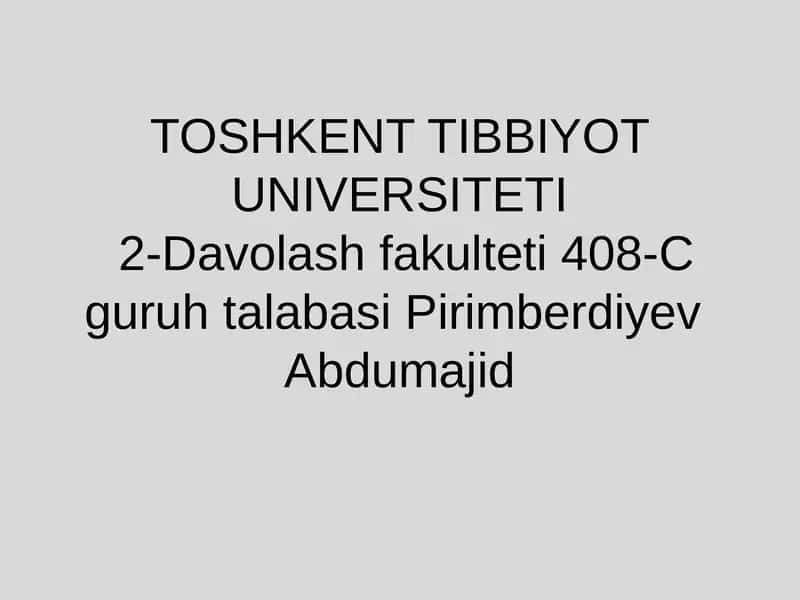 ПУФАКЛИ ДЕРМАТОЗЛАР