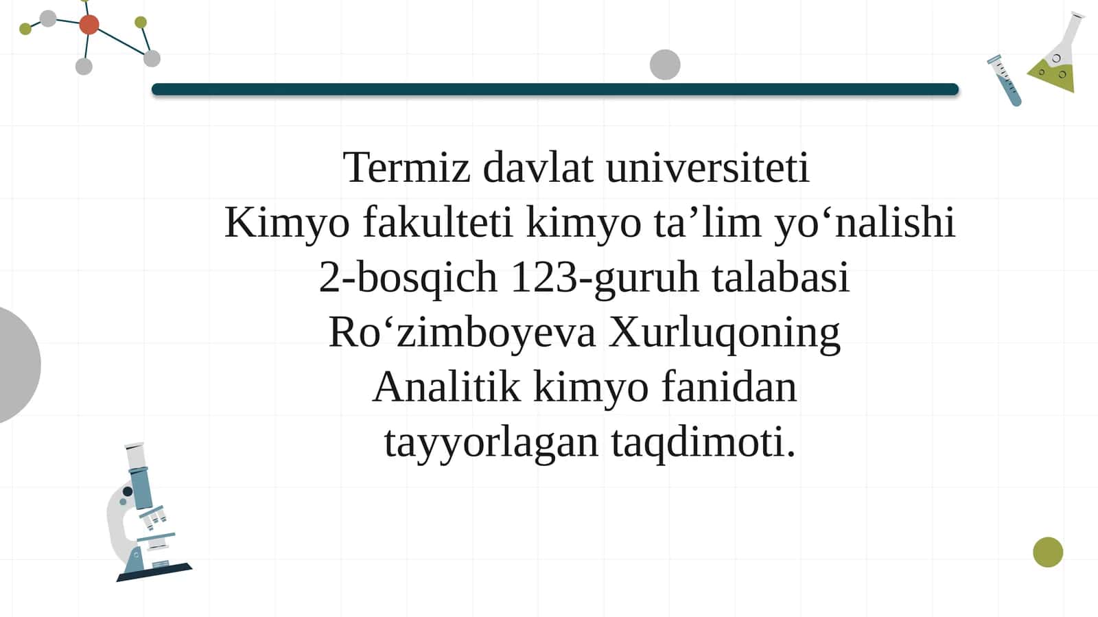 Cu (II) ni ammiak bilan spektrofotometrik usulda aniqlashning optimal sharoitlarni o‘rganish
