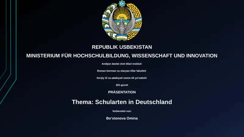 Schularten in Deutschland