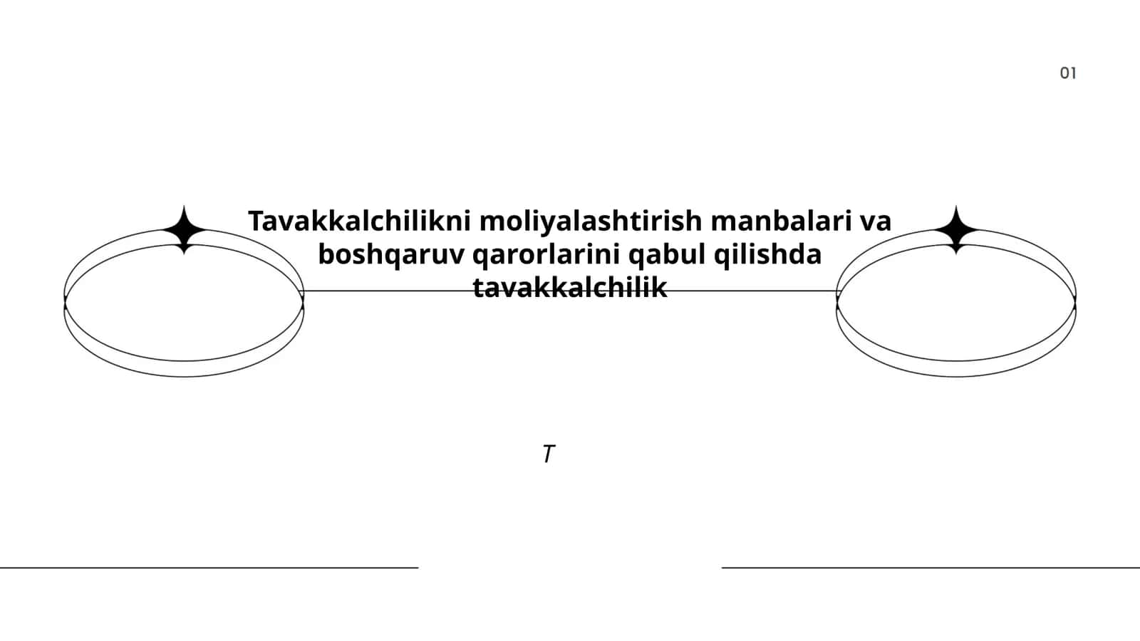 Tavakkalchilik tushunchasi va uning moliyalashtirishdagi o‘rni