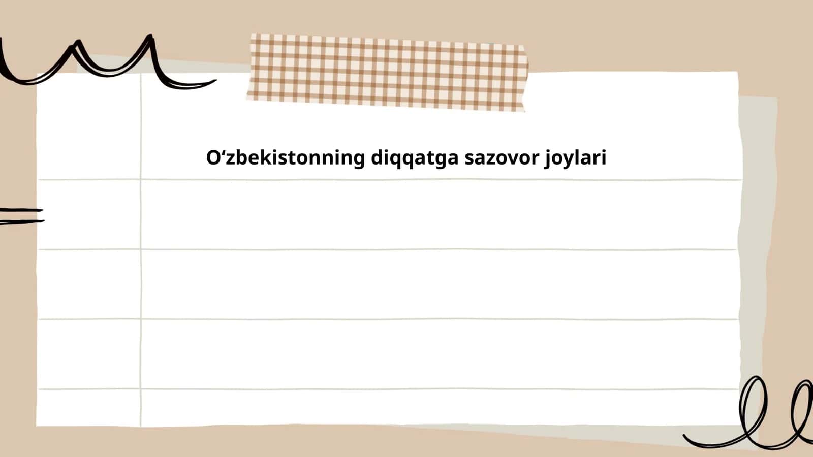O‘zbekistonning diqqatga sazovor joylari