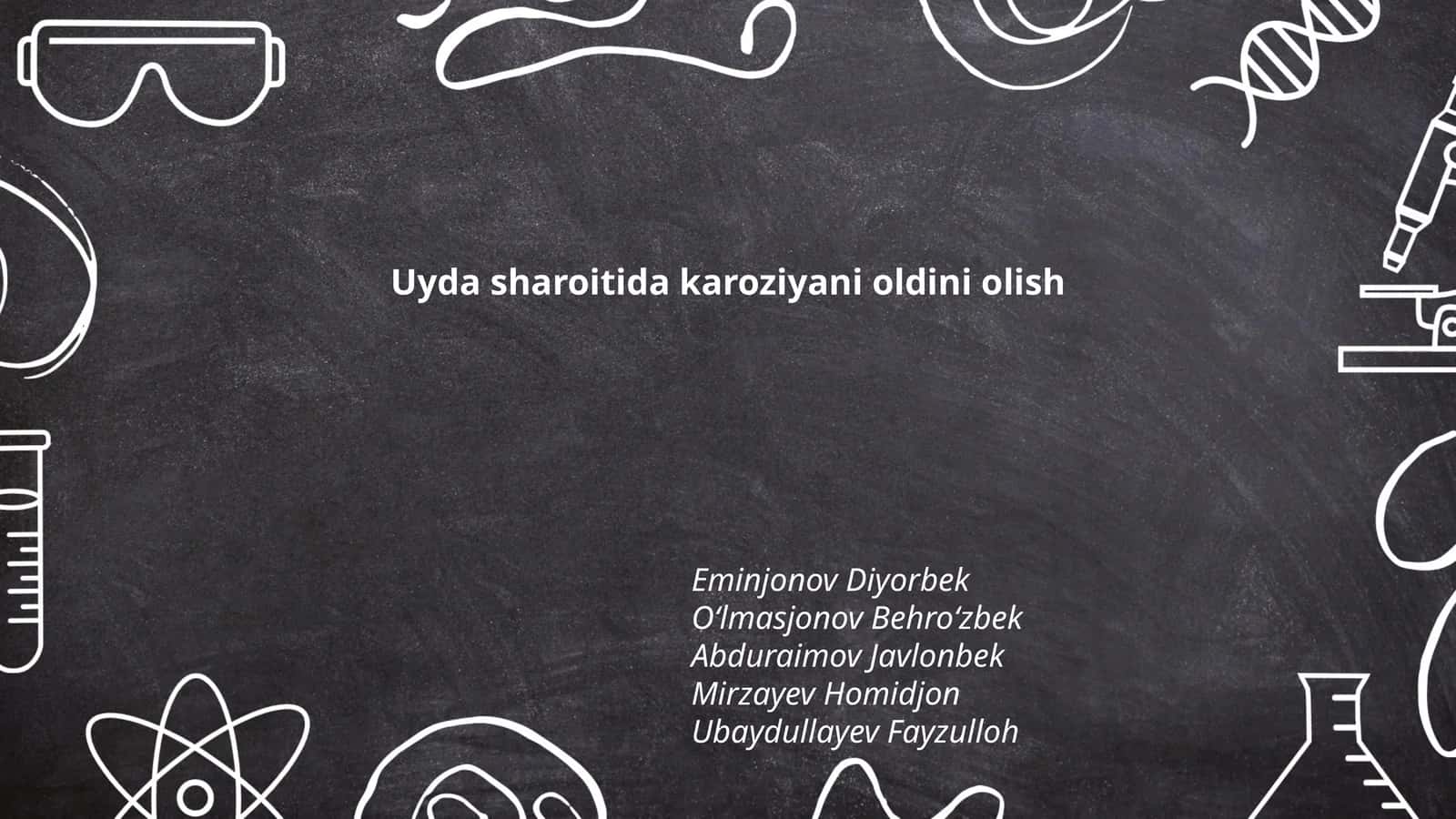 Uyda sharoitida karoziyani oldini olish