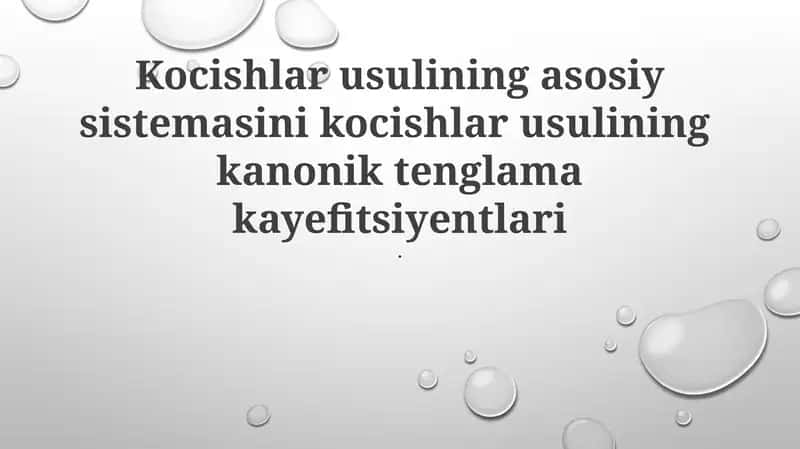 Ko'chirish usuli