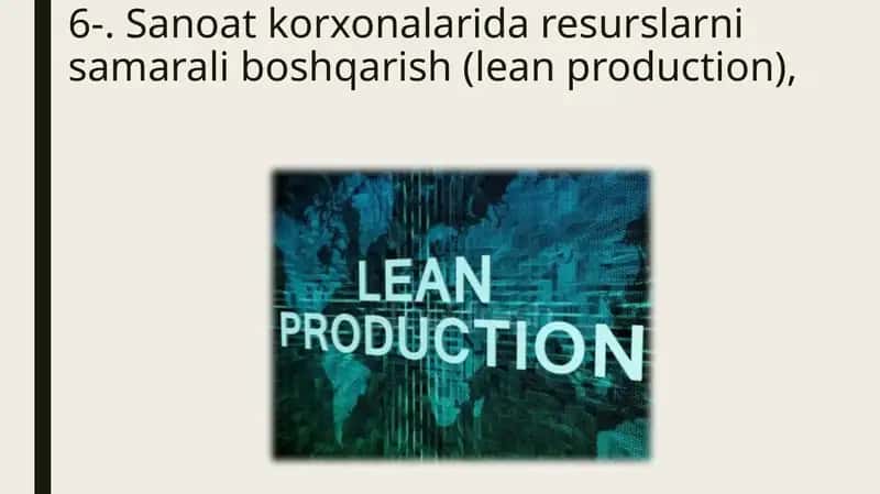 Korxona resurslarini samarali boshqarish