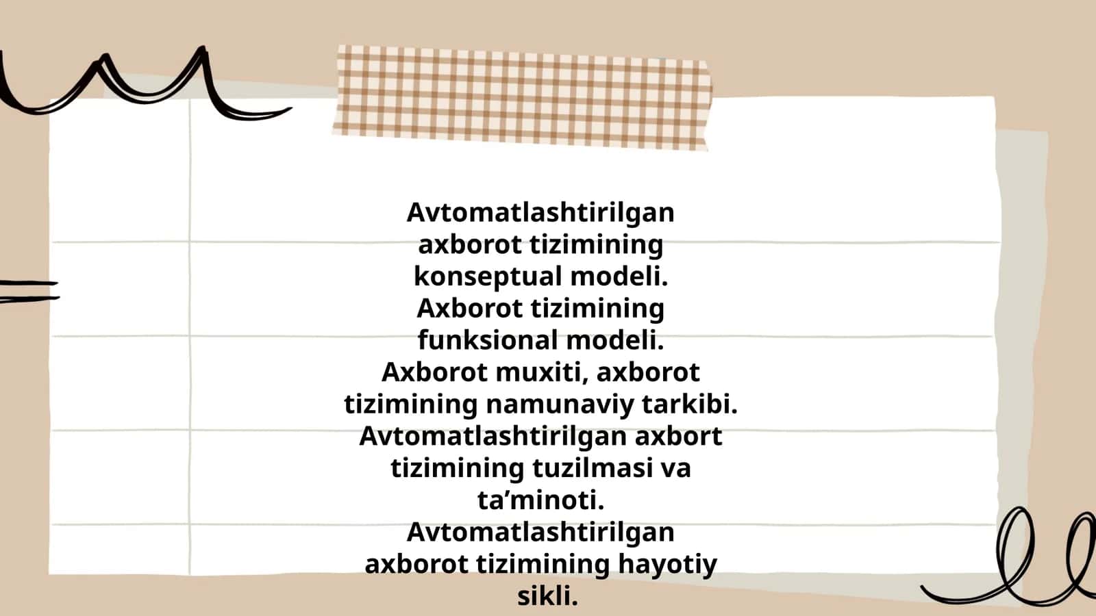 Avtomatlashtirilgan axborot tizimi