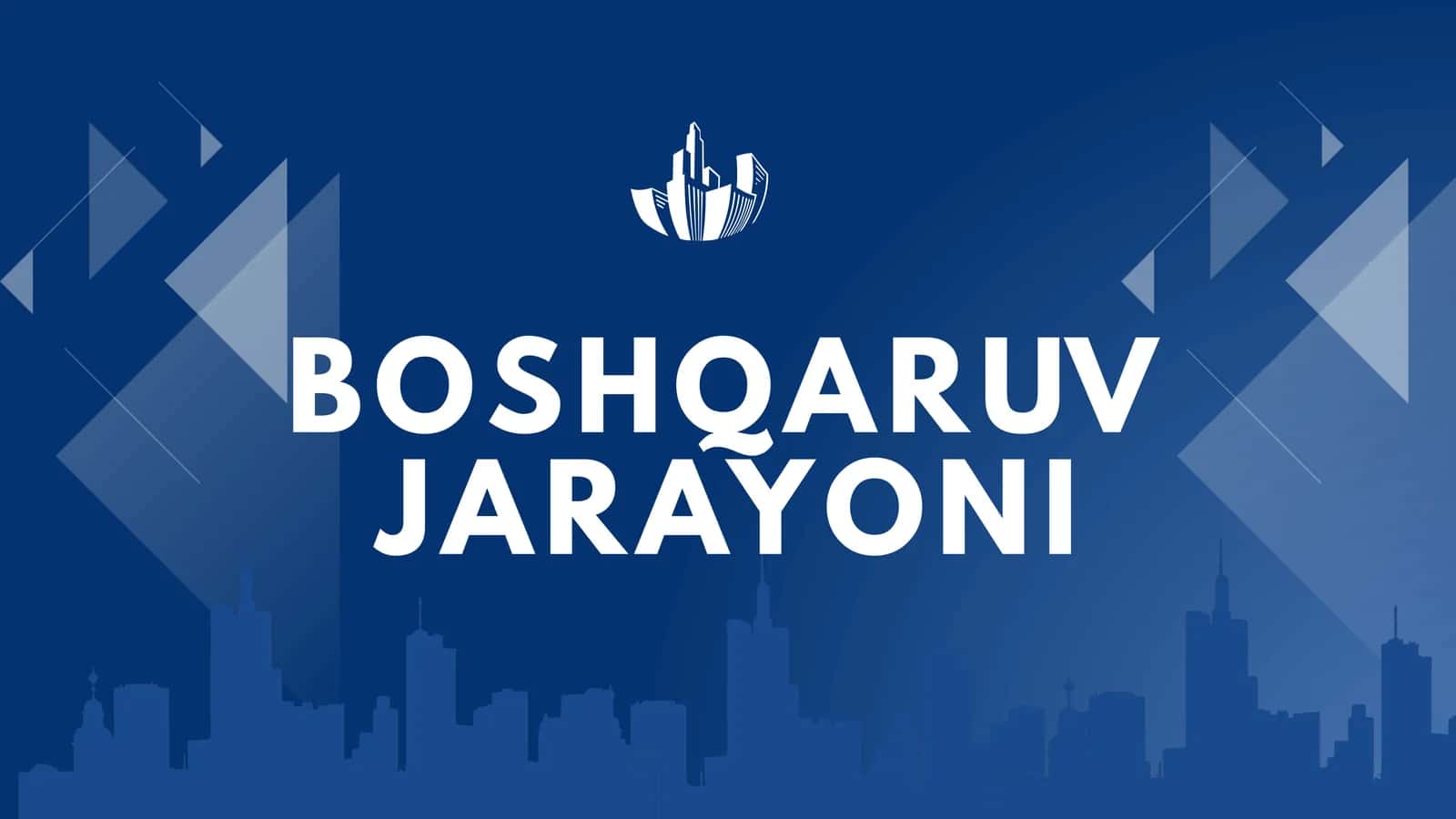 Boshqaruv jarayoni