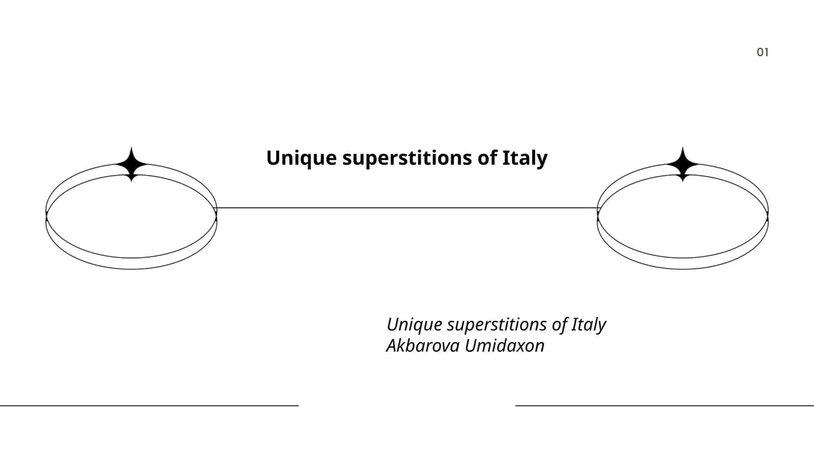 Unique superstitions of Italy