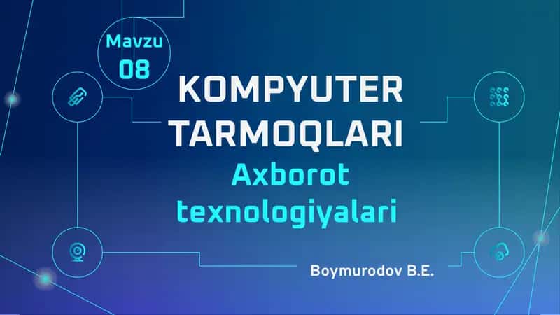 KOMPYUTER TARMOQLARI