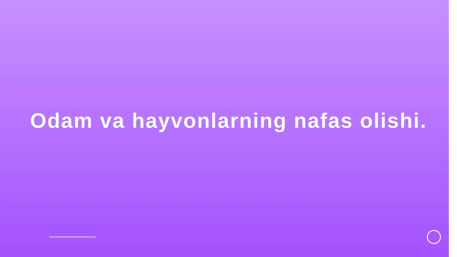 Odamvahayvonlarningnafasolishi