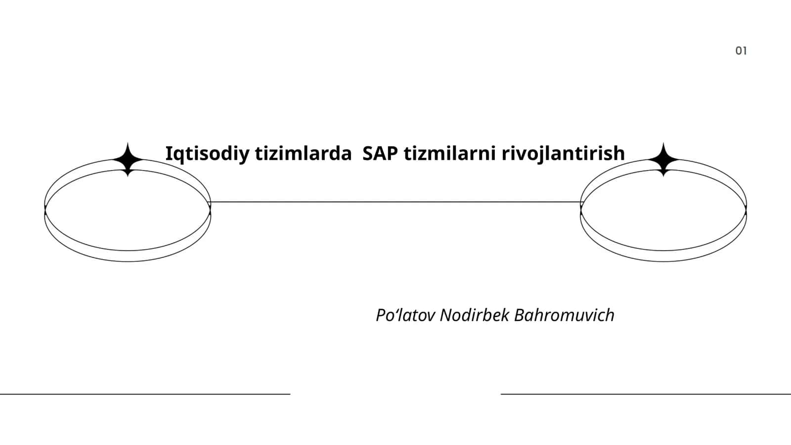 Iqtisodiy tizimlarda SAP tizmilarni rivojlantirish
