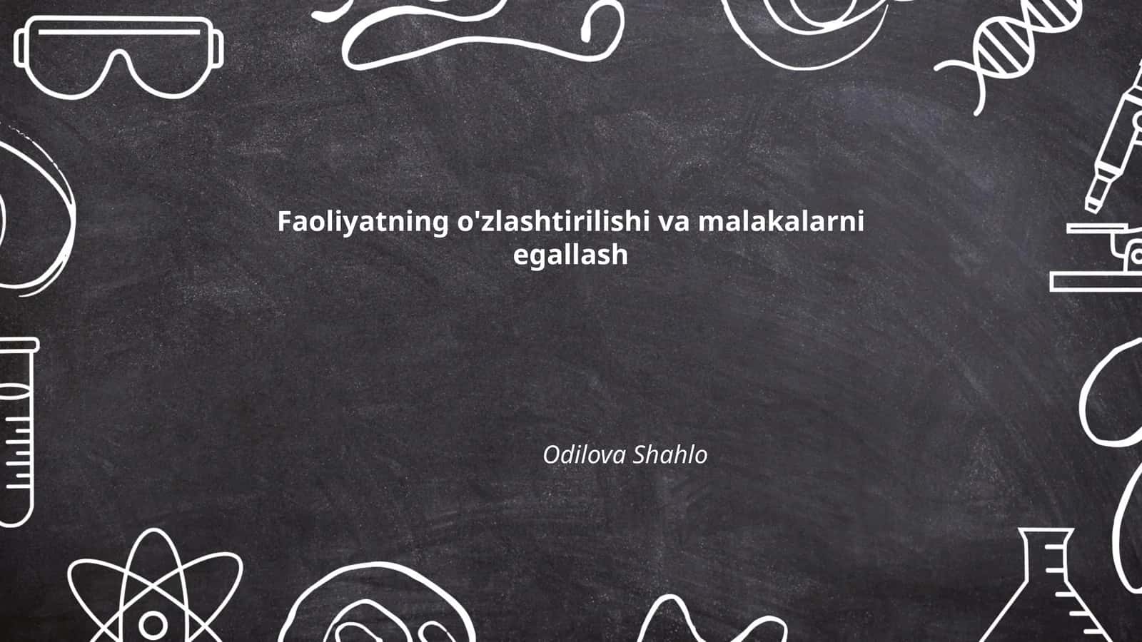 Maqsadli o'quv dasturlari tuzish