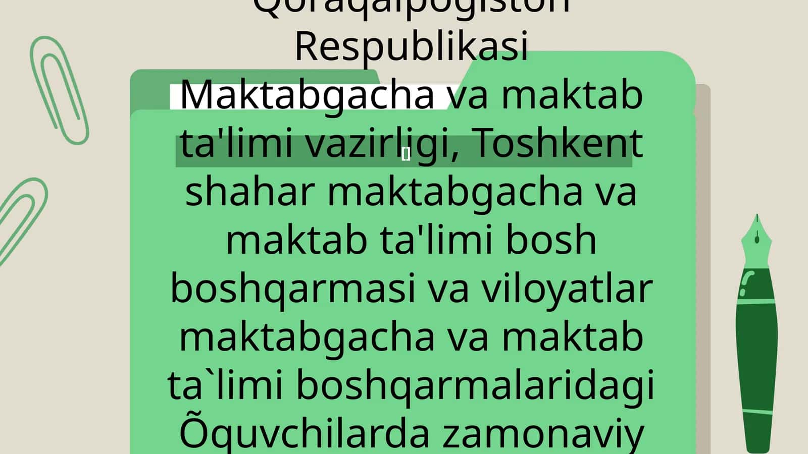 Zamonaviy ko‘nikmalarni shakllantirishning asosiy prinsiplari