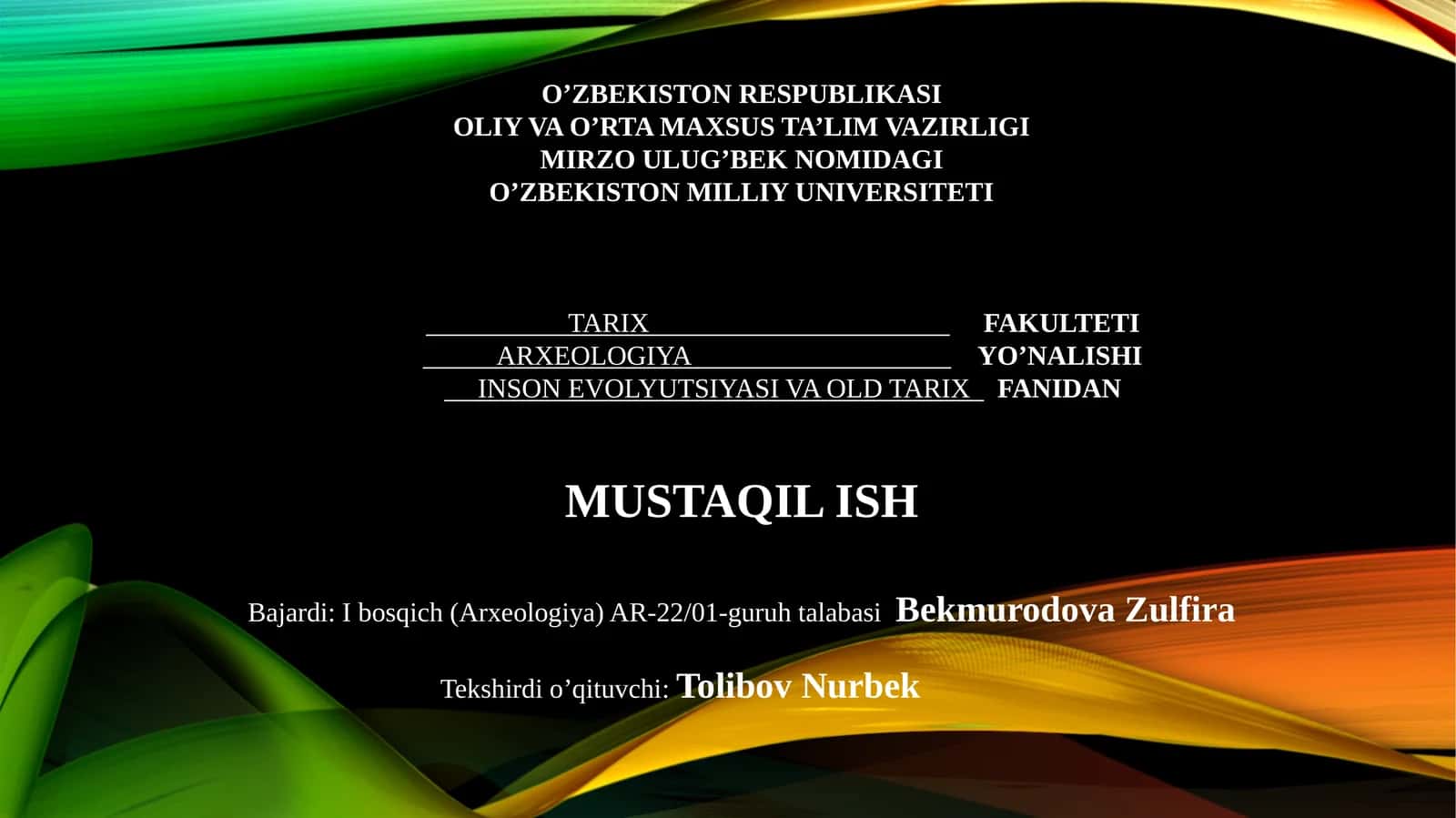 Inson evolutsiyasi haqida Karl Linney va Jan Batist Lamark nazariyalari