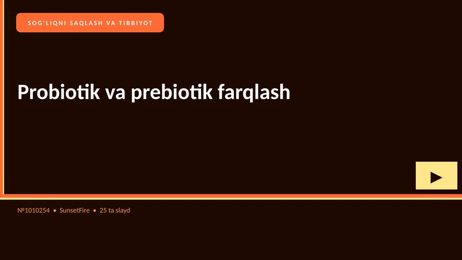 Probiotik va prebiotik farqlash