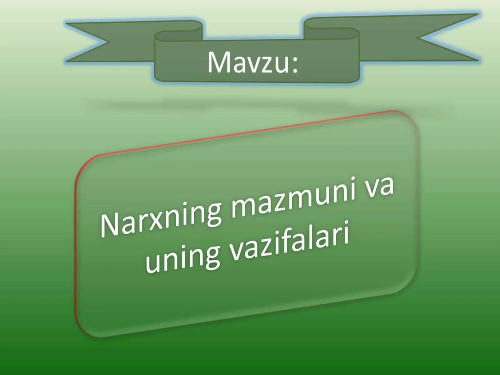 Qiymatlar va Naflilar
