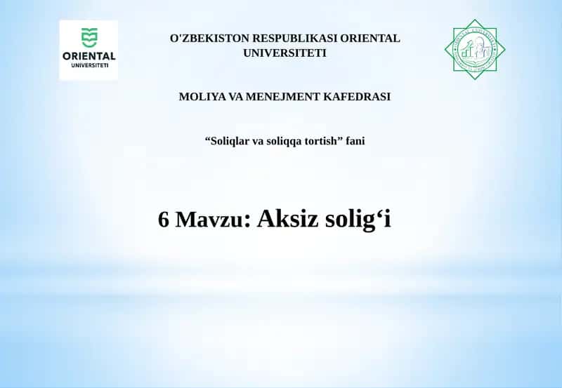 Aksizsolig‘i