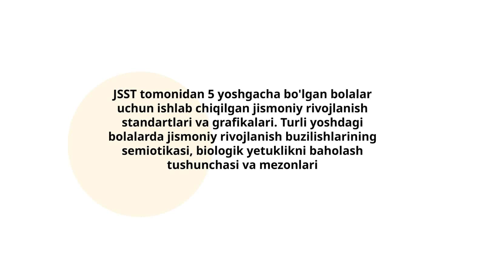 Jismoniy rivojlanish standartlari va grafikalari
