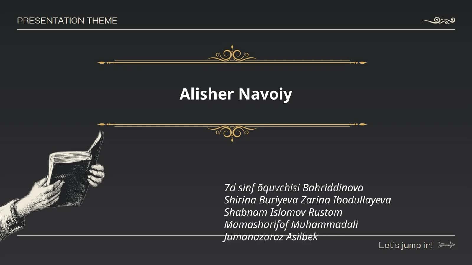Alisher Navoiyning hayoti va tarjimai holi