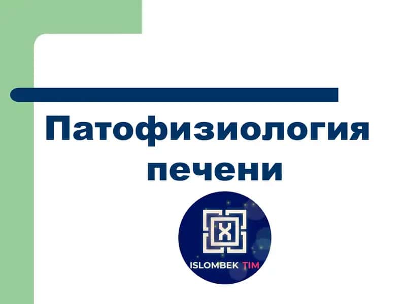 Патофизиология печени