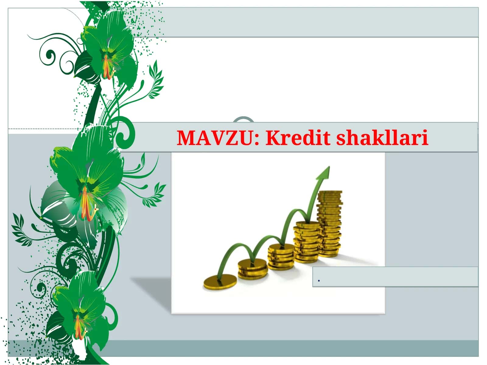Kredit shakllari