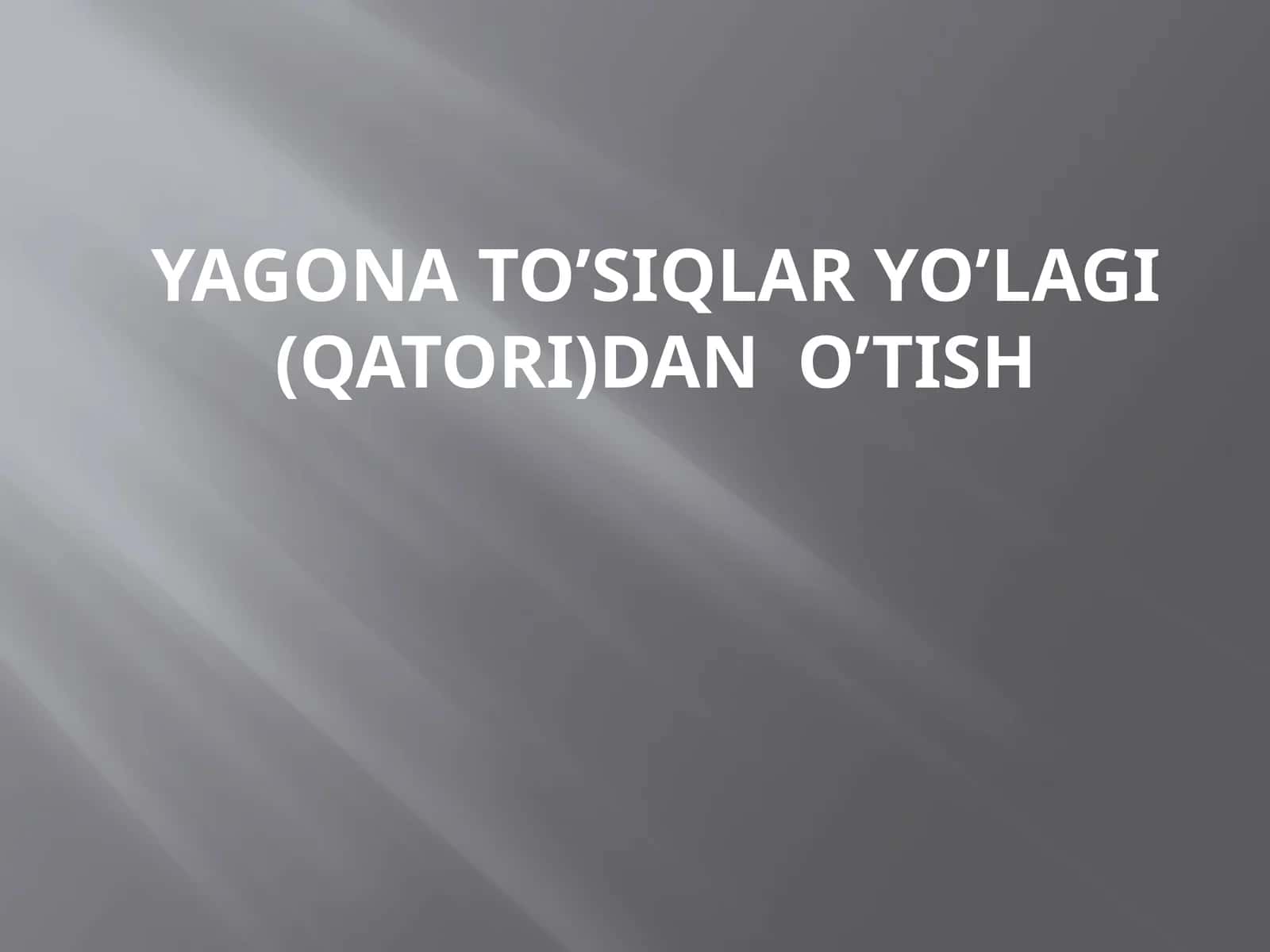TRANSHEYAGA TUSHIB GARANT ULOQTIRISH