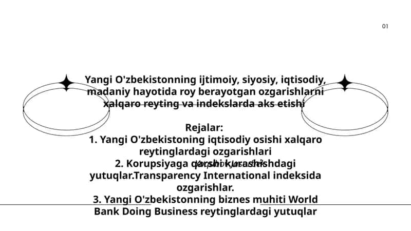 Yangi O'zbekistonning Ijtimoiy, Siyosiy, Iqtisodiy Hayotida Roy Berayotgan Ozgarishlar
