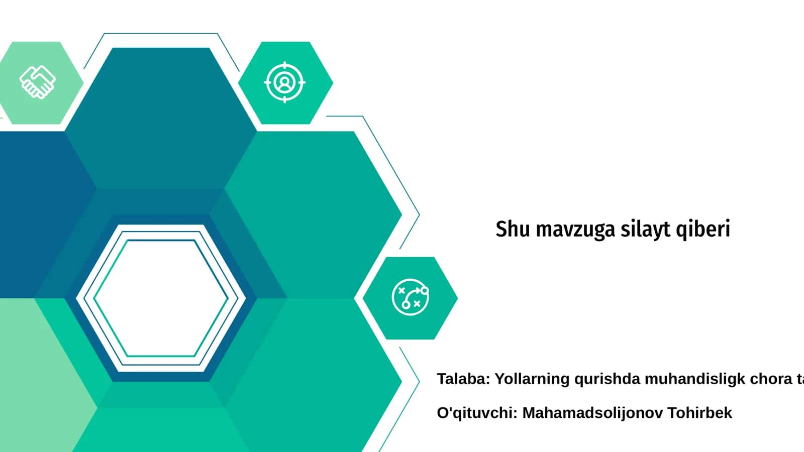 Yollarning qurishda muhandislik chora tadbirlari