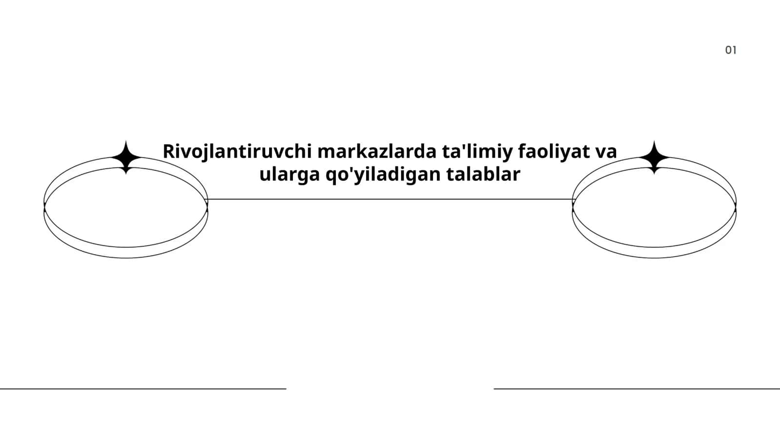 Rivojlantiruvchi markazlarda ta'limiy faoliyat va ularga qo'yiladigan talablar