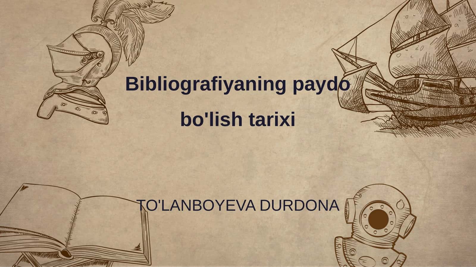 Bibliografiyaning paydo bo'lish tarixi