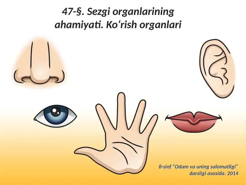 8-sinf “Odam va uning salomatligi” darsligi