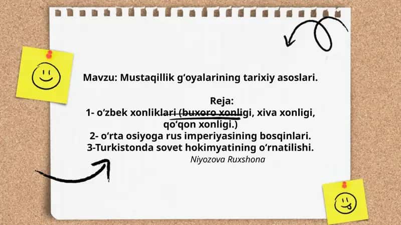 Mustaqillik gʻoyalarining tarixiy asoslari