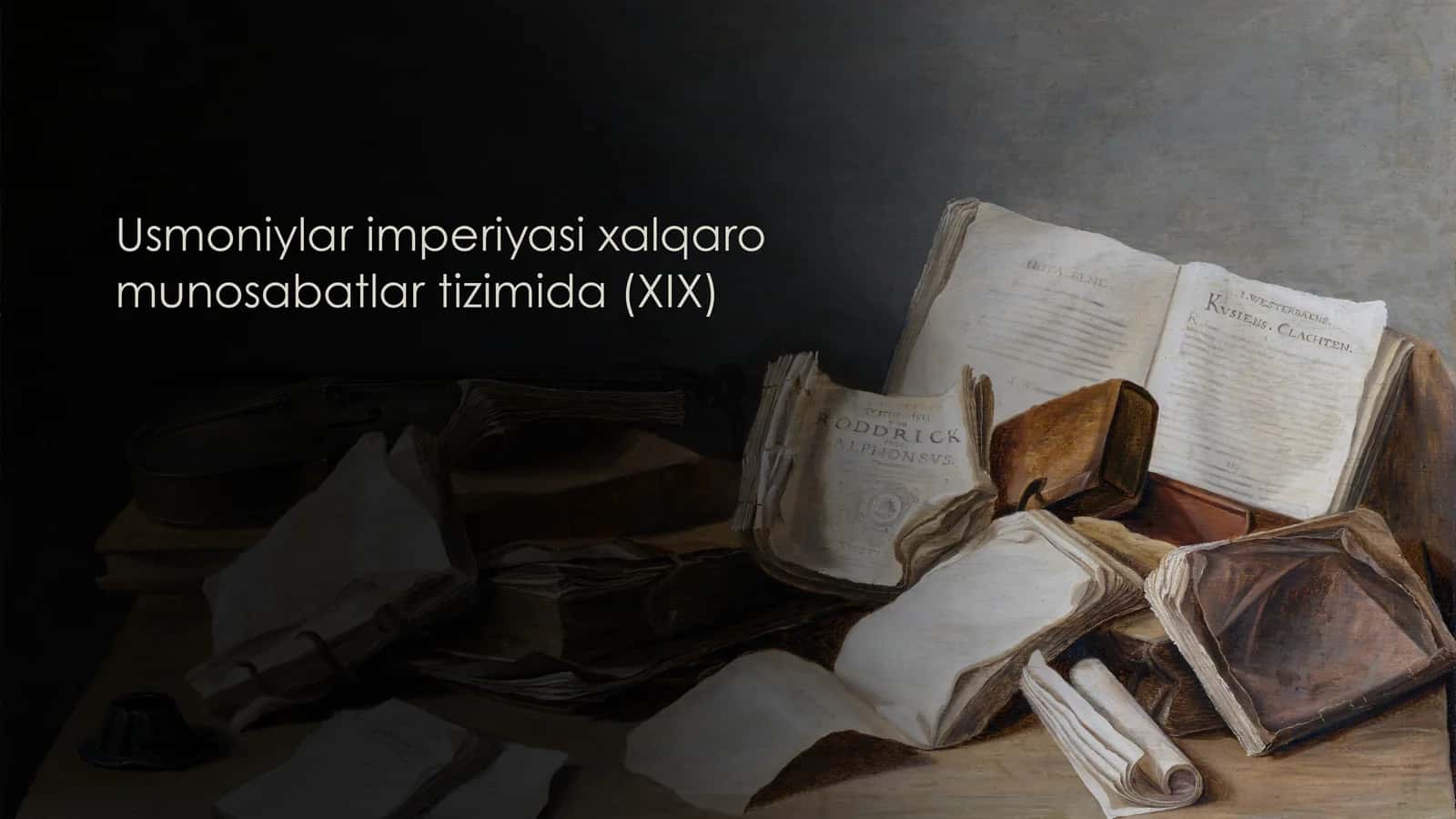 Usmoniylar imperiyasi XIX asri