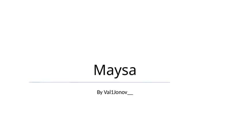 Maysa