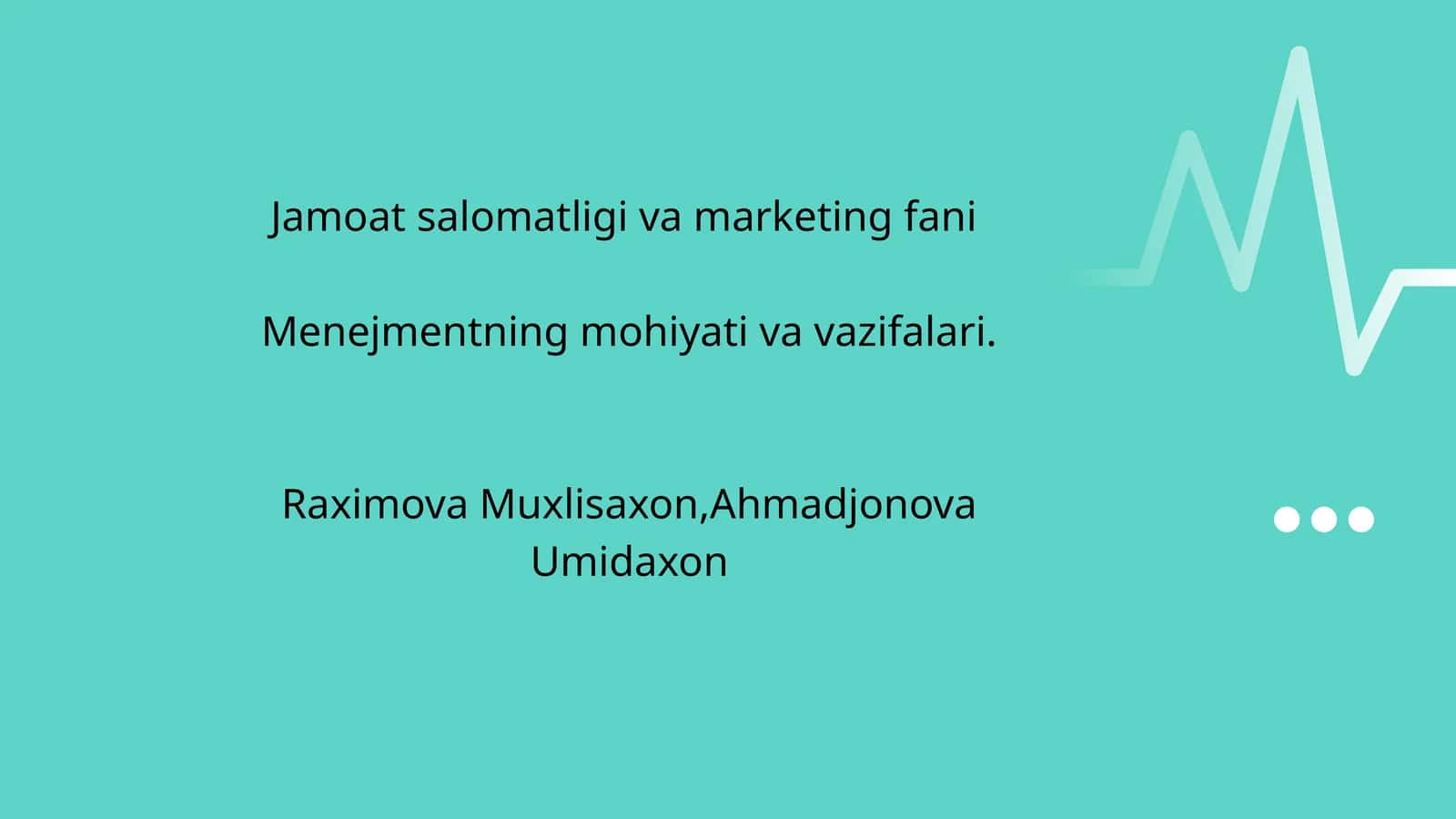 Menejmentning mohiyati va vazifalari