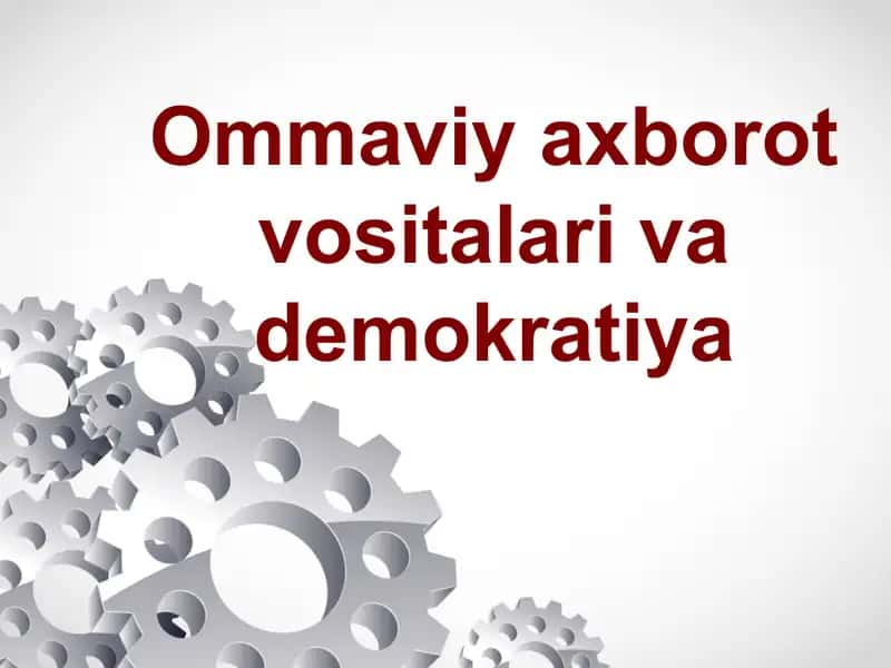 Ommaviy axborot vositalari va demokratiya