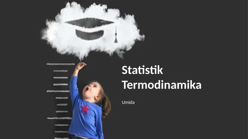 Statistik Termodinamika