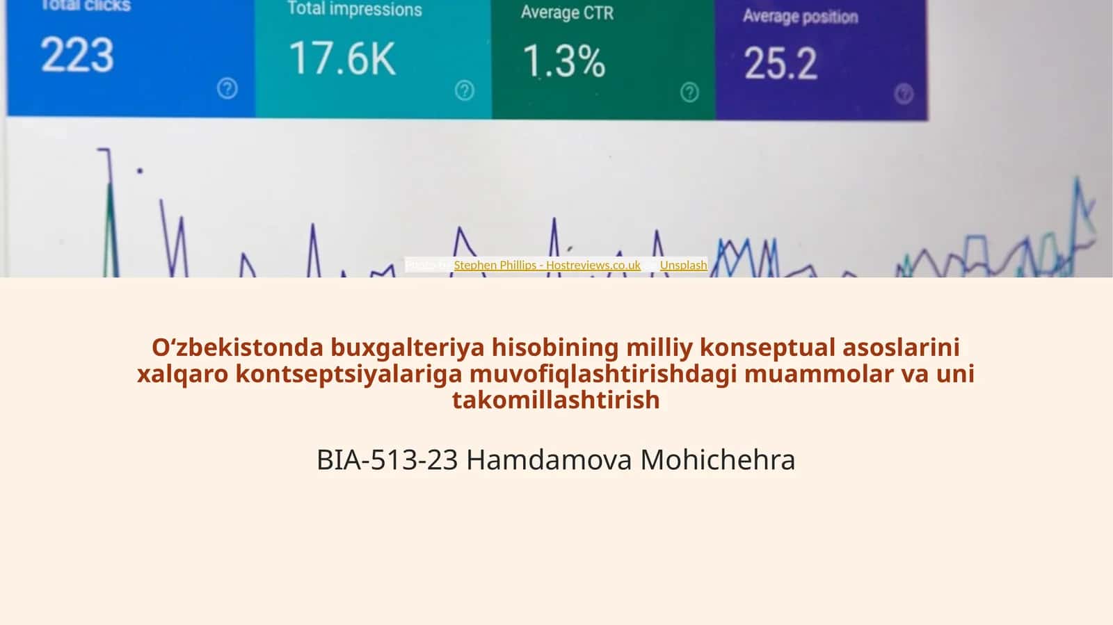 Oʻzbekistonda buxgalteriya hisobining milliy konseptual asoslarini xalqaro kontseptsiyalariga muvofiqlashtirishdagi muammolar va uni takomillashtirish