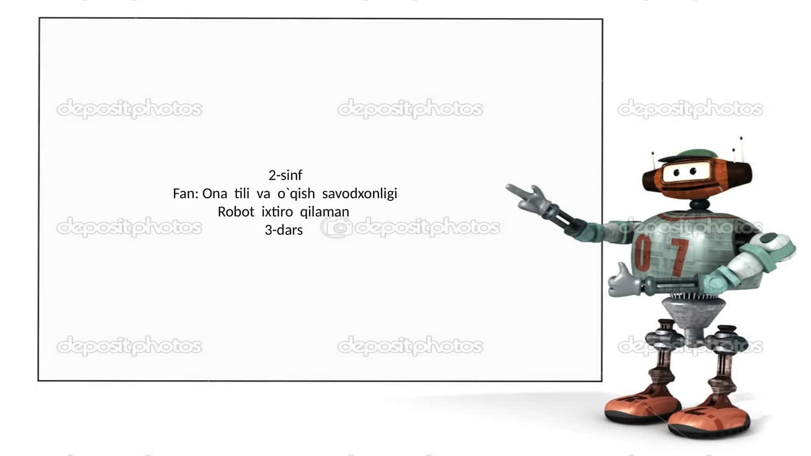 Robot ixtiro qilaman